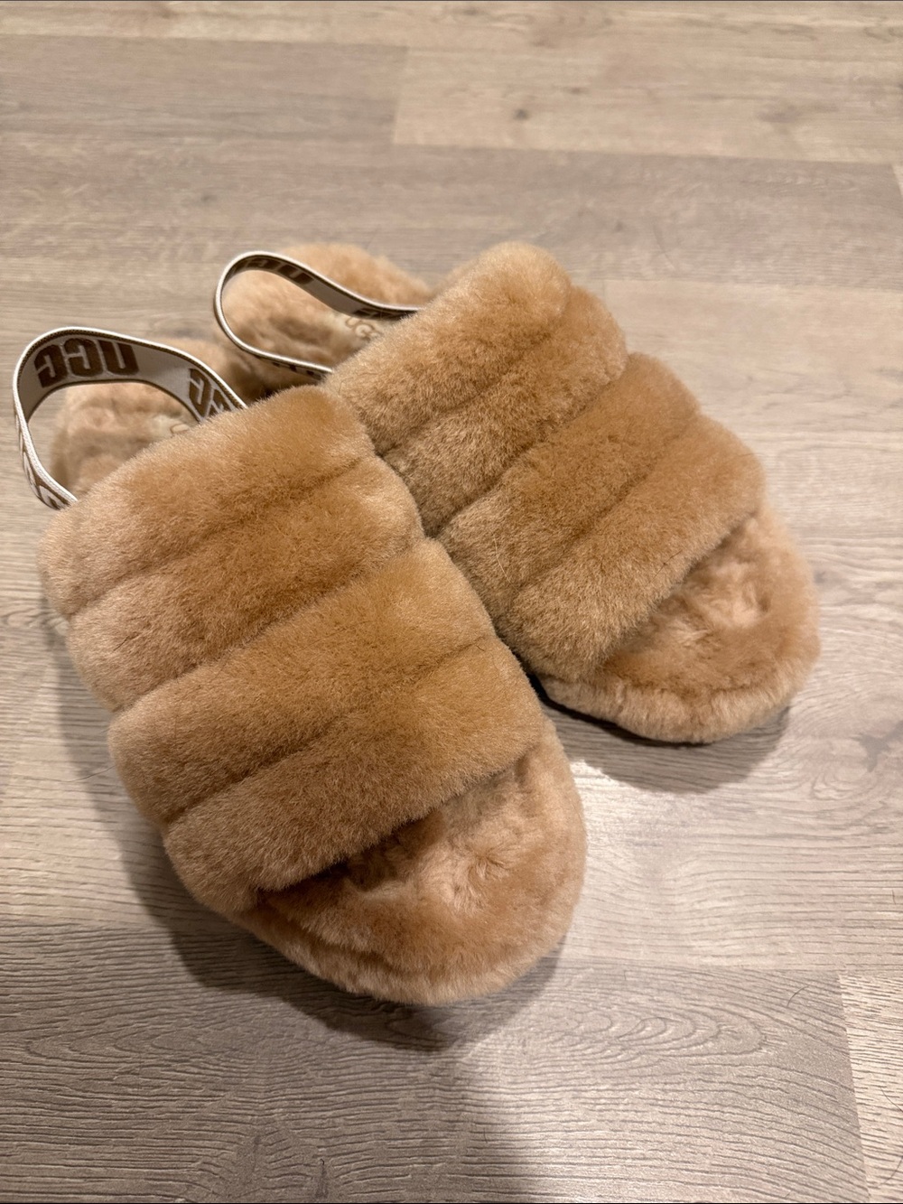 UGG Fluff Yeah Slide Chestnut Tan - Picture 6 of 6